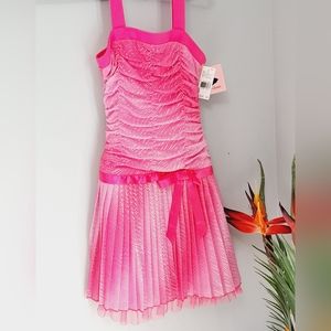 Amy's Closet Pink Sparkling Dress Sz 10